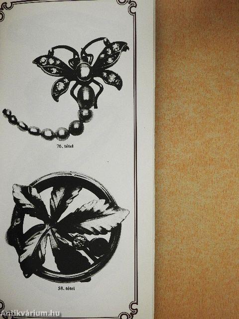 Tavaszi ékszer és nemesfém aukció 1984