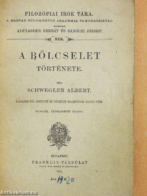 A bölcselet története