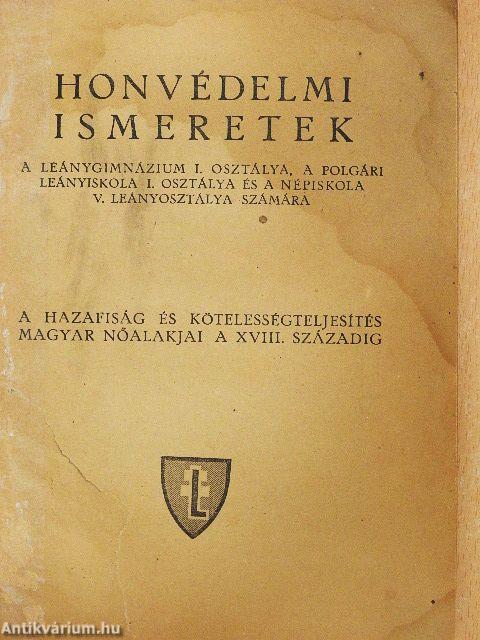 Honvédelmi ismeretek I-II.