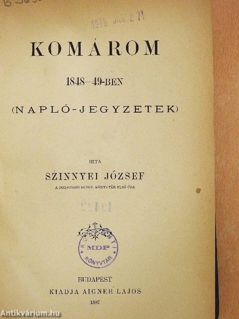 Komárom 1848-49-ben