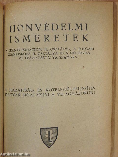 Honvédelmi ismeretek I-II.