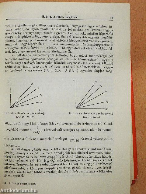 A fizikai kémia alapjai