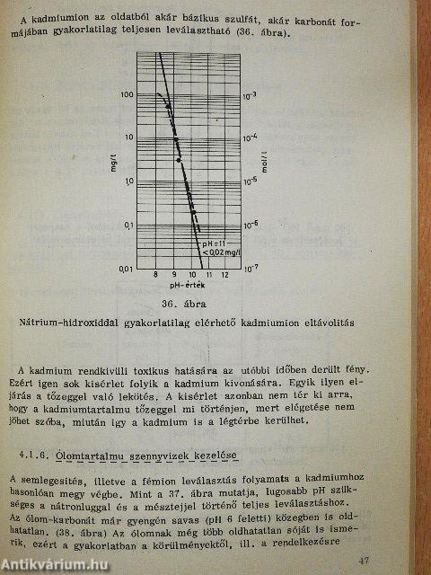 Felületkezelő (galvanizáló) üzemek szennyvizeinek tisztítása