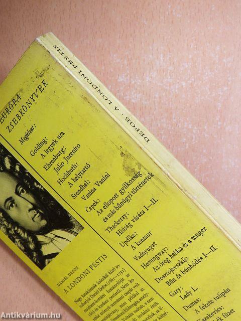 "120 kötet az Európa Zsebkönyvek sorozatból (nem teljes sorozat)"