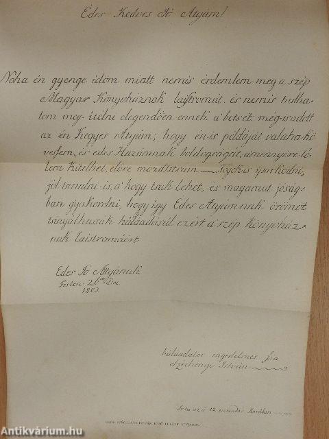 Gróf Széchenyi István életrajza I/1-2.