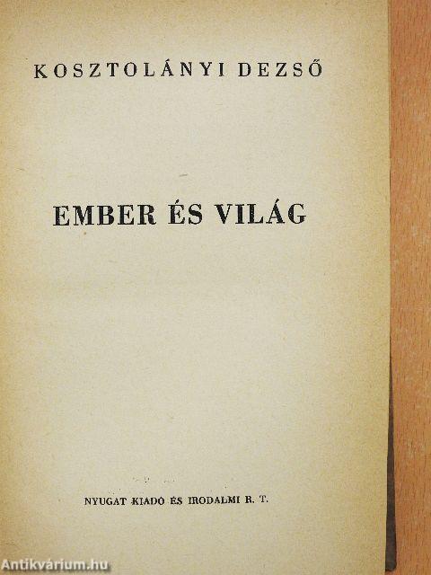 Ember és világ