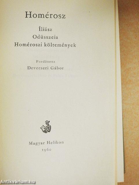 Íliász/Odüsszeia/Homéroszi költemények