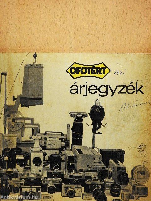 Ofotért árjegyzék