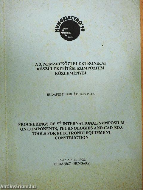 A 3. Nemzetközi Elektronikai Készüléképítési Szimpózium közleményei