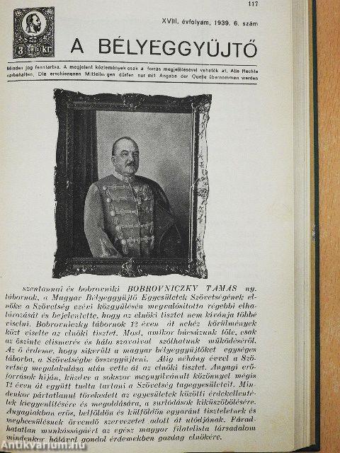 A bélyeggyüjtő 1939. január-december