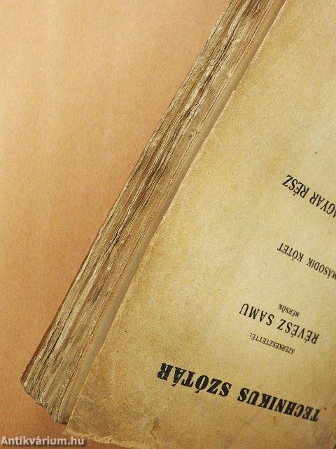 Technikus szótár II.