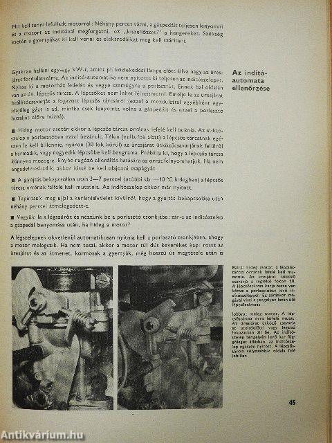 VW 1200/1300/1500 Tanácsadó