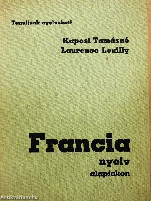 Francia nyelv alapfokon