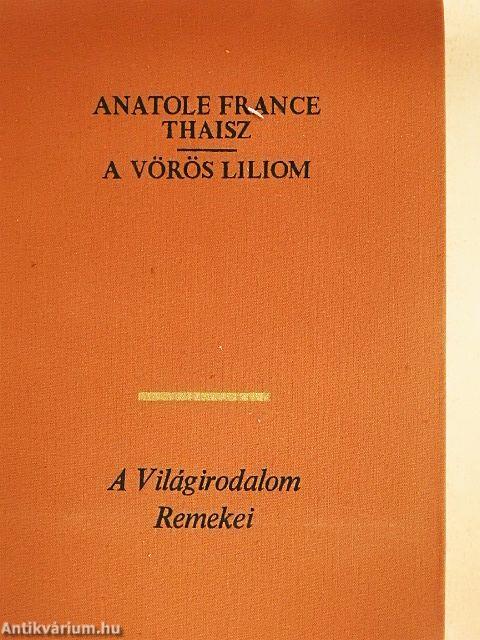 Thaisz/A vörös liliom