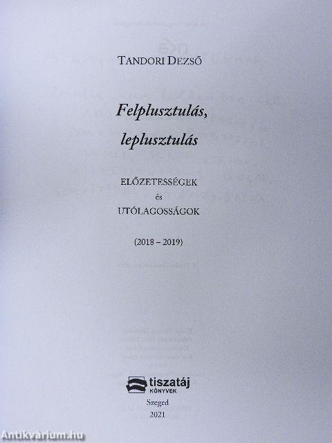 Felplusztulás, leplusztulás