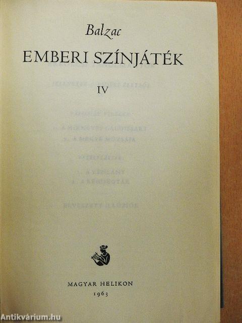 Emberi színjáték IV.