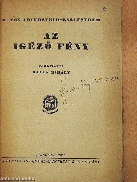 Az igéző fény