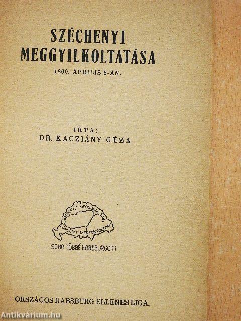 Széchenyi meggyilkoltatása