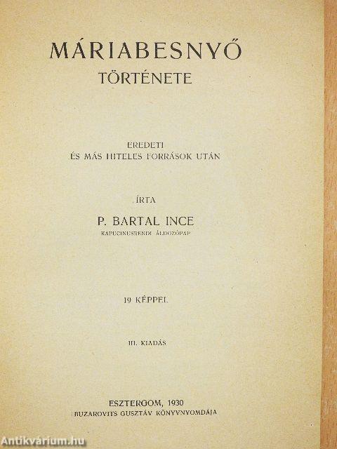 Máriabesnyő története