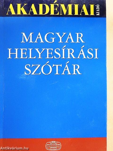Magyar helyesírási szótár