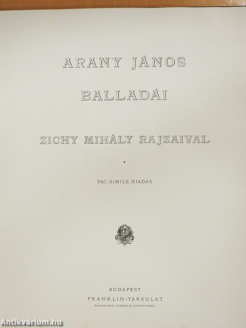 Arany János balladái Zichy Mihály rajzaival