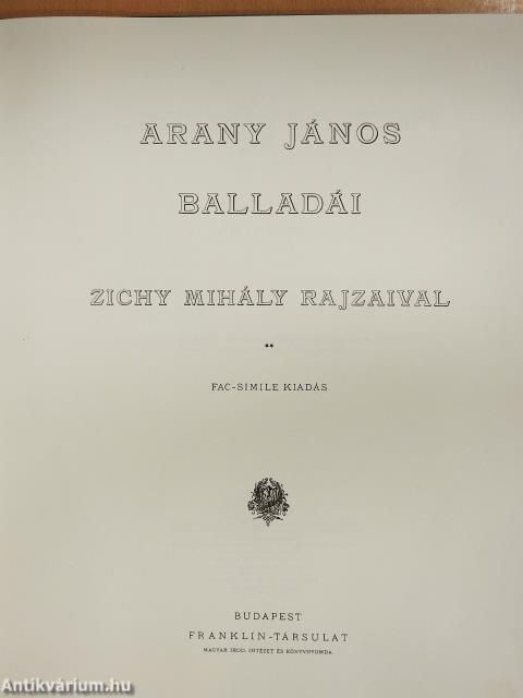 Arany János balladái Zichy Mihály rajzaival