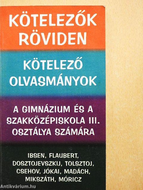 Kötelező olvasmányok
