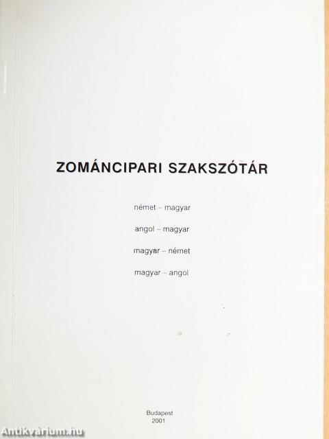 Zománcipari szakszótár