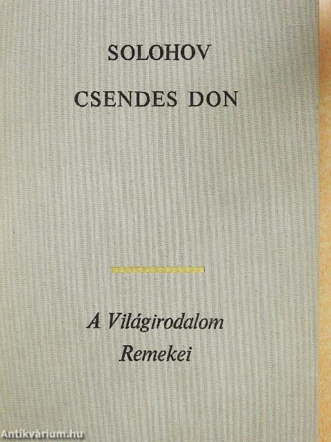 Csendes Don I-IV.
