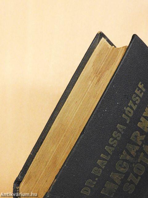 A magyar nyelv szótára I-II.