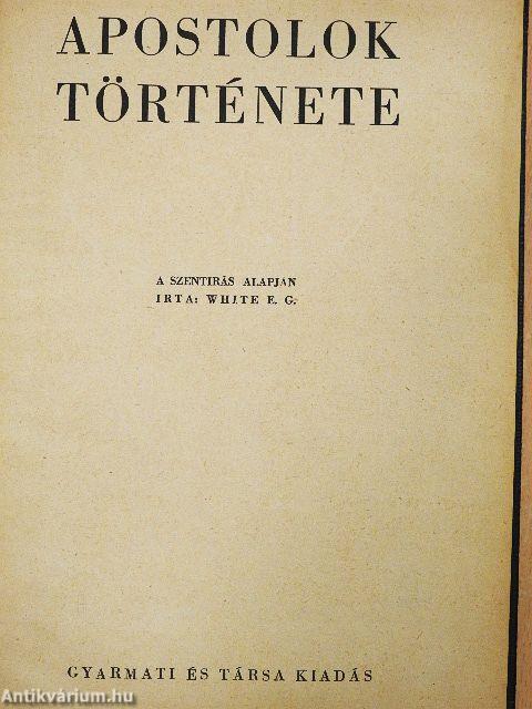 Apostolok története