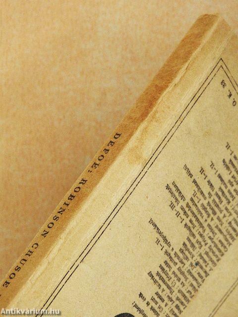 Robinson Crusoe I-II.