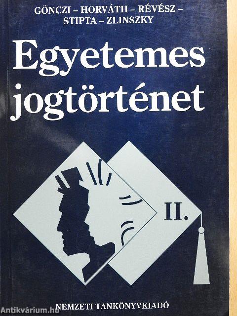 Egyetemes jogtörténet II.