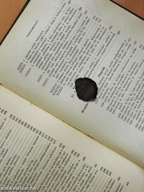 Gr. Széchenyi István döblingi irodalmi hagyatéka I. (rossz állapotú)