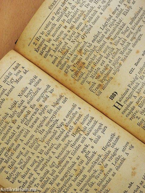 Közönséges isteni tiszteletre rendelt énekes könyv (rossz állapotú)