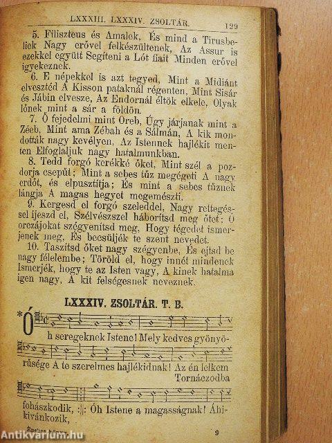 Közönséges isteni tiszteletre rendelt énekes könyv (rossz állapotú)
