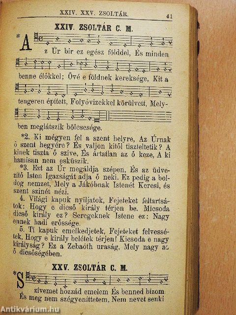 Közönséges isteni tiszteletre rendelt énekes könyv (rossz állapotú)