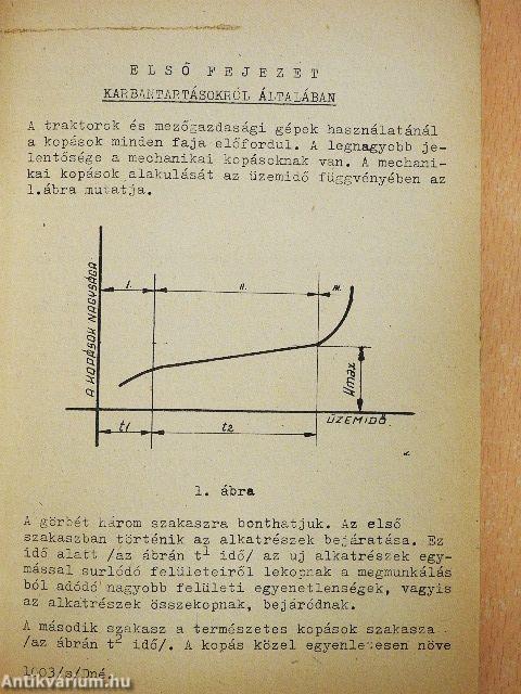 Traktorok és mezőgazdasági-gépek tervszerű hibamegelőző karbantartása