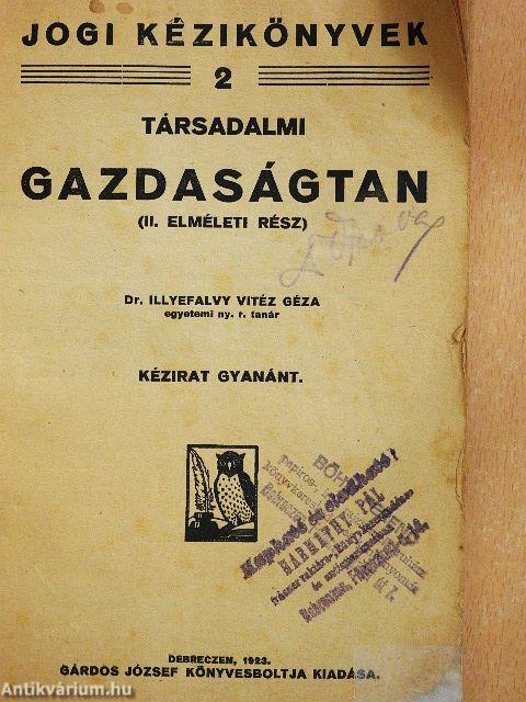 Társadalmi gazdaságtan