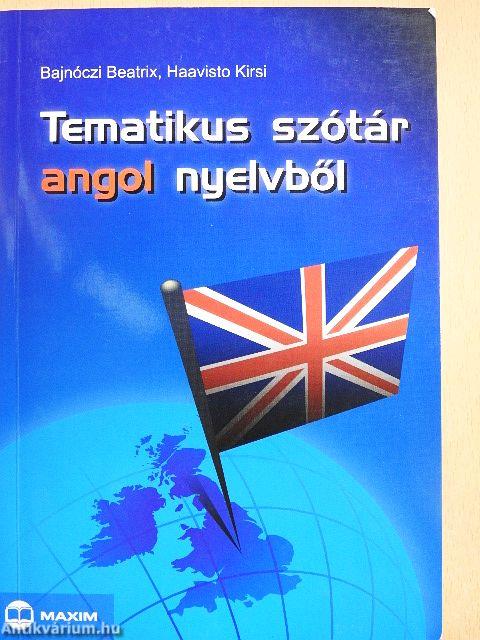 Tematikus szótár angol nyelvből