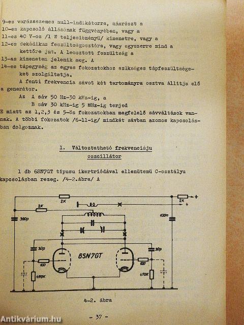 Elektronikus mérőműszerek I.