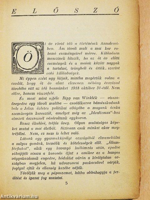 Öt év multán (rossz állapotú)