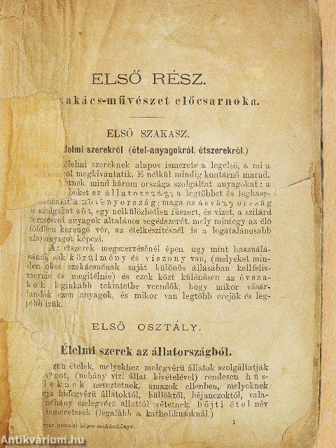 Képes pesti szakácskönyv (rossz állapotú)