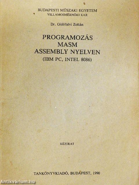 Programozás Masm Assembly nyelven