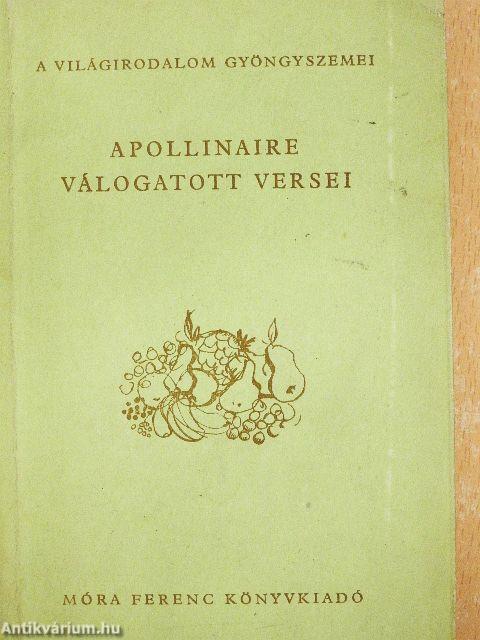 Apollinaire válogatott versei