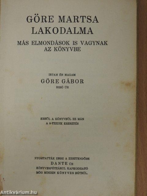 Kátsa/Göre Martsa lakodalma (rossz állapotú)
