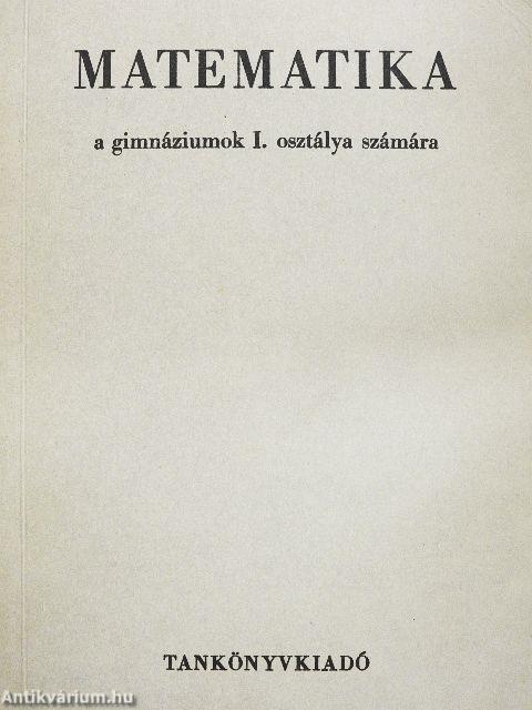 Matematika I.