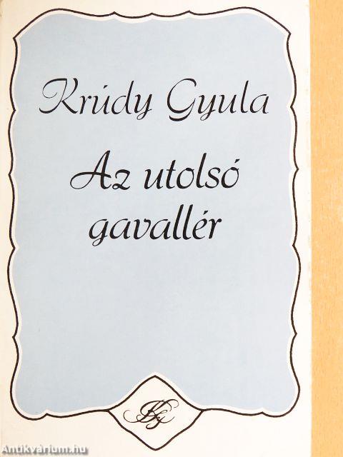 Az utolsó gavallér