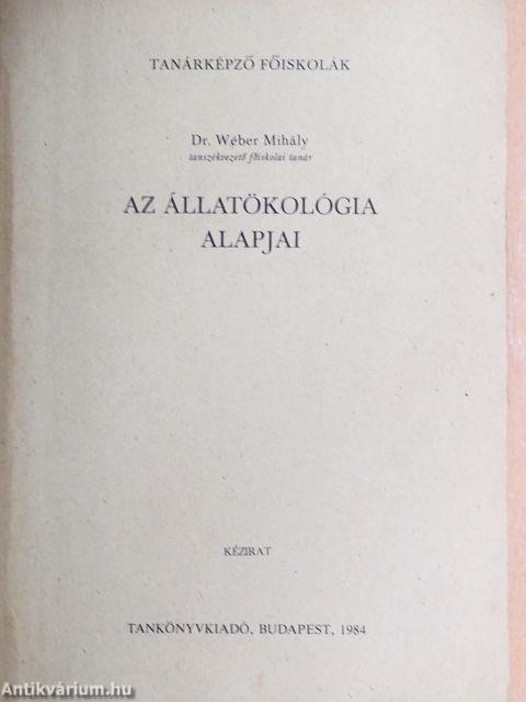 Az állatökológia alapjai