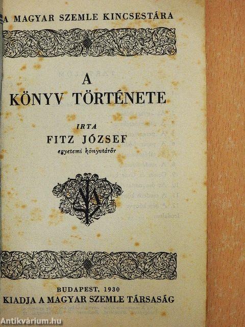 A könyv története